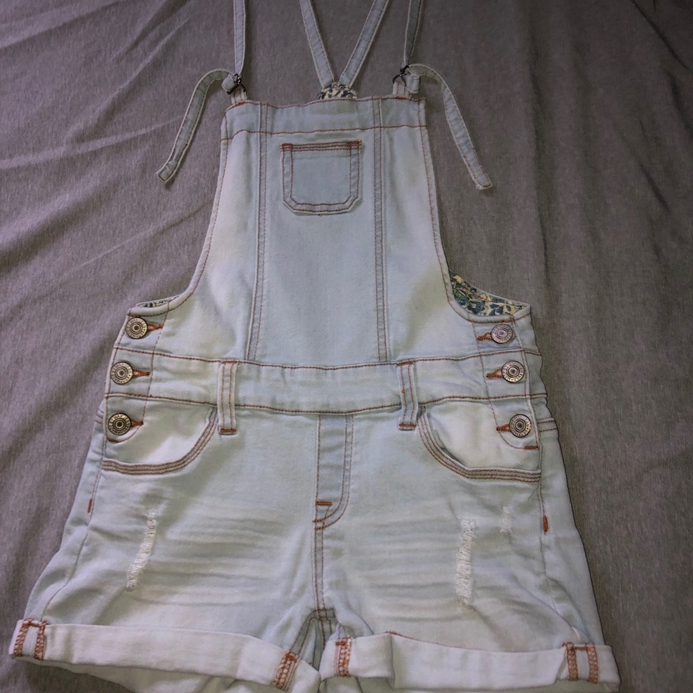 Wax Jean denim overalls